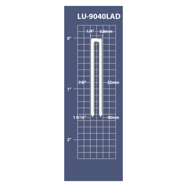 LU-9040LAD 18 GA Narrow Crown Stapler, Light Duty