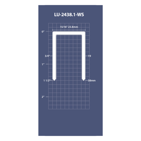  LU-2438.1-WS 16 GA Walking Stick Stapler  