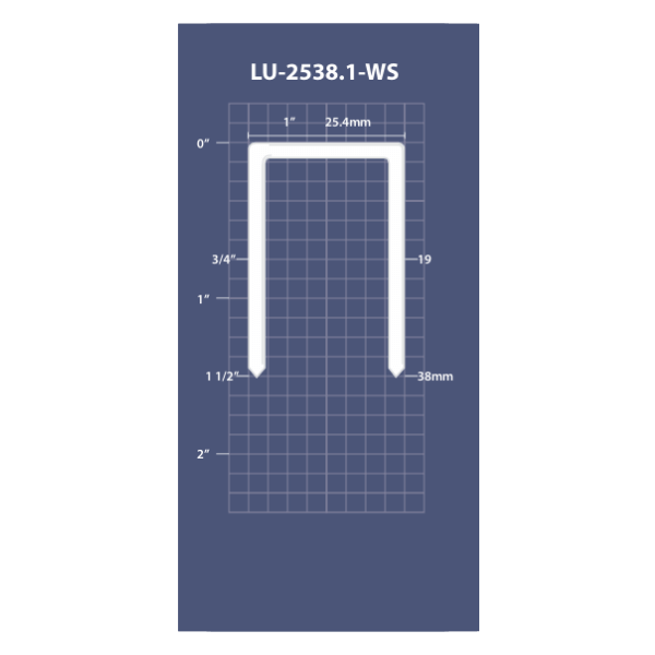  LU-2638.1-WS 16 GA Walking Stick Stapler