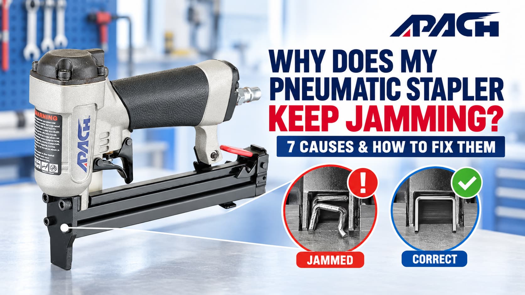 Why Does My Pneumatic Stapler Keep Jamming? 7 Causes and How to Fix Them